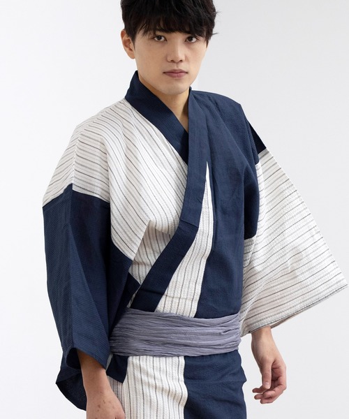 兵児帯 京絞り 男性用 逸品 KYOETSU（京越） 兵児帯 メンズしわ兵児帯 メンズ : ZOZOTOWN Yahoo!店