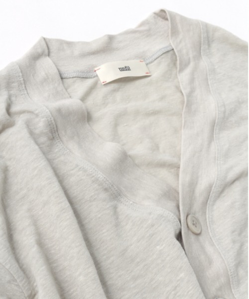 するアイテ カーディガン カーディガン / WWS ZOZOTOWN PayPayモール店 - 通販 - PayPayモール unfil アンフィル / french linen-jersey cardigan フレンチリネンジャージー ♞すので