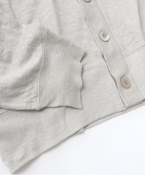 するアイテ カーディガン カーディガン / WWS ZOZOTOWN PayPayモール店 - 通販 - PayPayモール unfil アンフィル / french linen-jersey cardigan フレンチリネンジャージー ♞すので