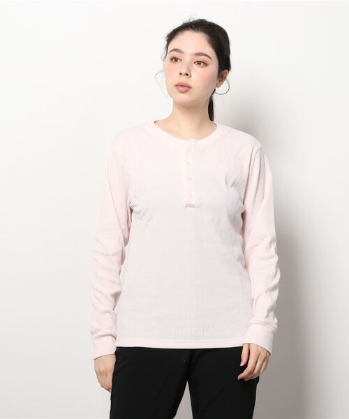 tシャツ 「RDS」ヘンリーネック サーマルロングスリーブTシャツ