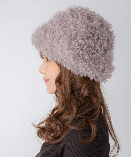 polcadot(ポルカドット) 帽子 ハット プードルフェイクファー ハット polcadot(ポルカドット) 帽子 ハット プードルフェイクファー ハット