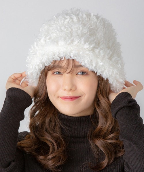 ヴィヴィアン　フェイクファーハット ヴィヴィアンウエストウッド Vivienne Westwood フェイクファー