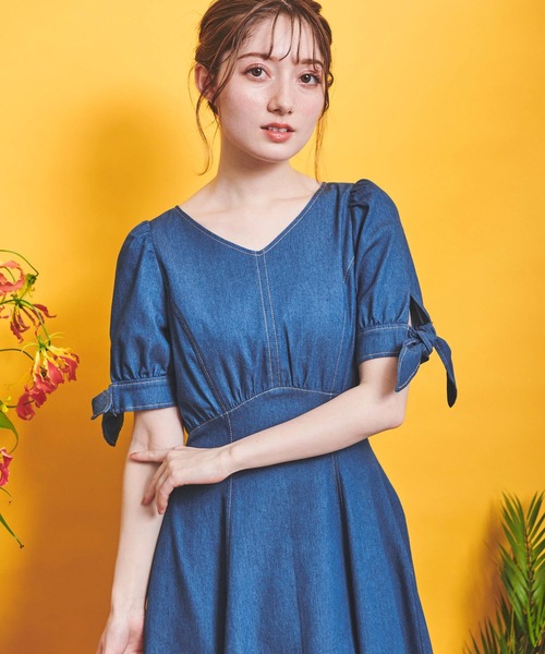 Noela ノエラ デニムワンピース 美品 ノエラ NOELA デニムワンピース （インディゴ） -ファッション