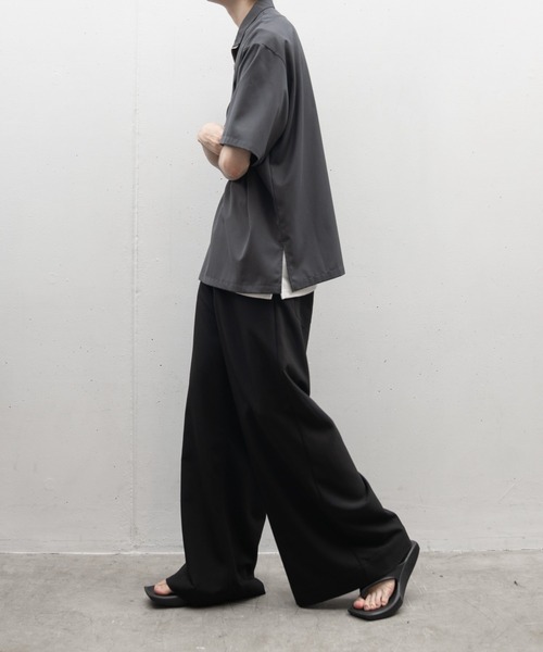 EDDEN ELLEN tシャツ 「EDDEN ELLEN」half zip loose Tee
