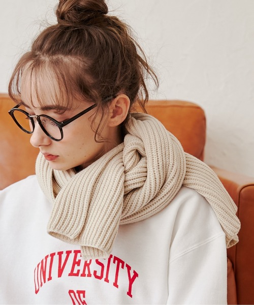 GUCCI ⭐︎ 新品未使用 タグ付 リブニット マフラー ANGIE マフラー ストール リブニットマフラー レディース