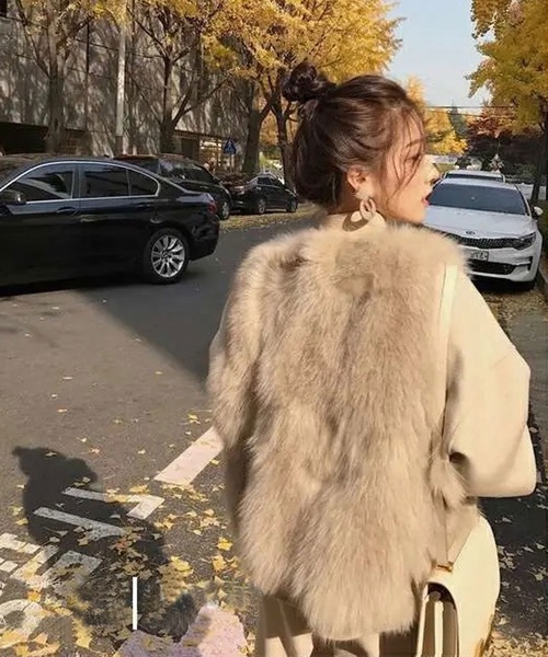 ベスト ジレ 「 ammy. / エイミードット 」 ファー レディース