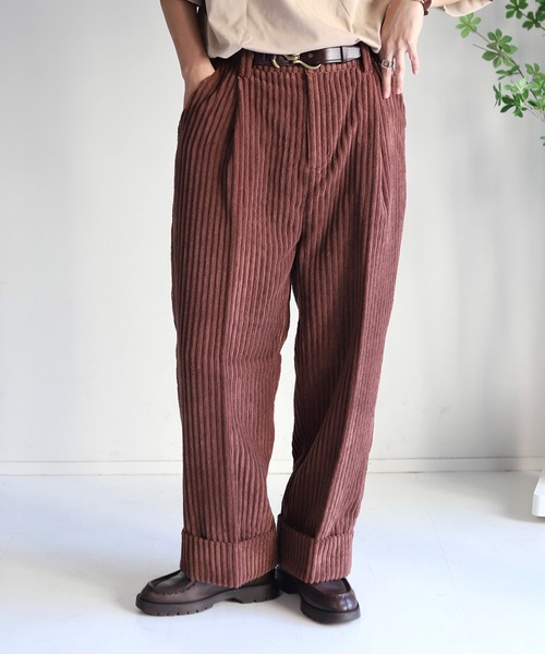 COSMIC WONDER コーデュロイパンツ 日本製 COSMIC WONDER /Cotton linen classic broadcloth