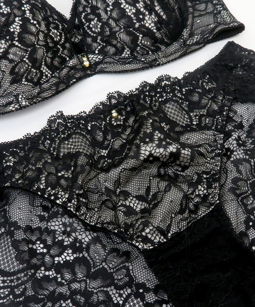 Honeys（ハニーズ） ブラジャー ショーツセット レースブラセット