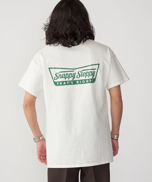 メンズ 半袖 Tシャツ ロゴ プリント SHIPS tシャツ 「SHIPS別注」SloppySupply: ロゴ プリント 半袖