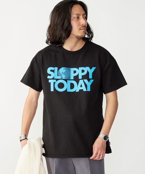 SHIPS tシャツ 「SHIPS別注」SloppySupply: ロゴ プリント 半袖