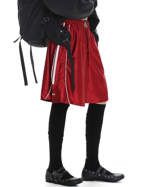 MASONPRINCE パンツ ルーズフィット サイドライン トラックパンツ 