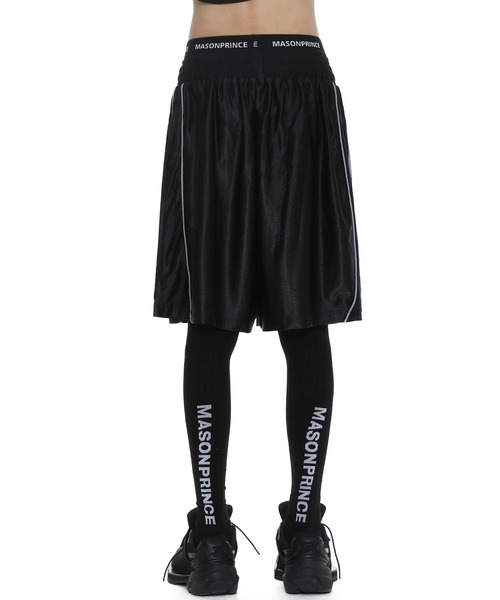 パンツ ルーズフィット サイドライン トラックパンツ ショートパンツ 