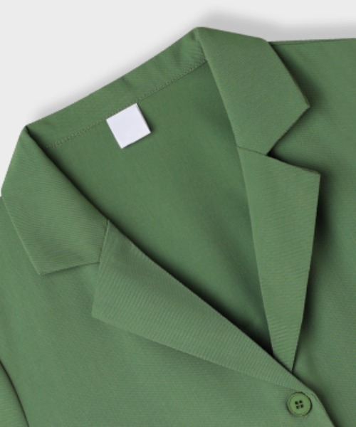 TomoNaturalFabrics（Tomoの服）　新品　半袖ジャケット Re:EDIT テーラード レディース ジャケット 半袖ジャケット