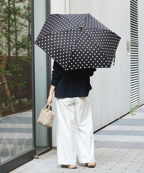 折りたたみ傘 レディース 「TRADITIONAL WEATHERWEAR」FOLDING BAMBOO MINI DOT 折りたたみ傘｜zozo｜09