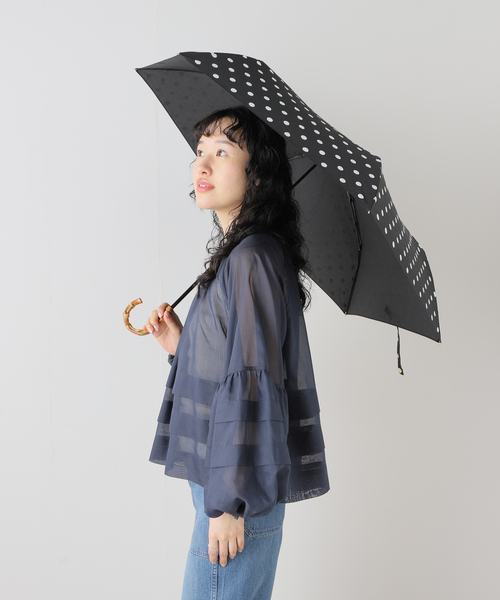 折りたたみ傘 レディース 「TRADITIONAL WEATHERWEAR」FOLDING BAMBOO MINI DOT 折りたたみ傘｜zozo｜23