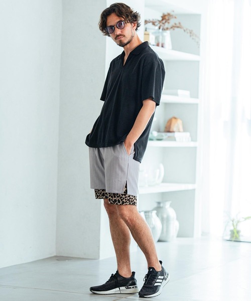 Magine（マージン） ポロシャツ 半袖 mhs2208-Pile material skipper