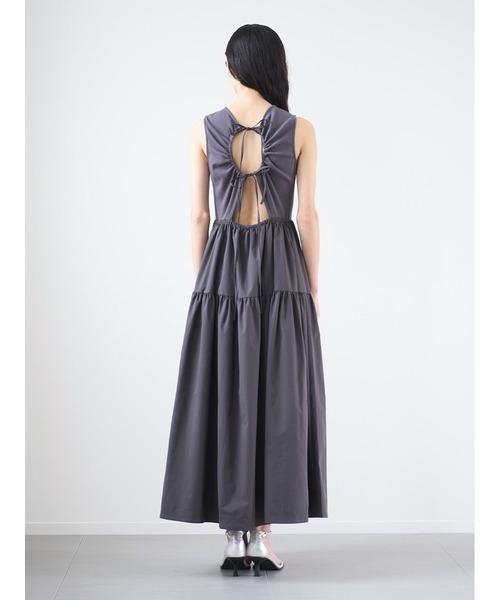Stylevoice for xxx ワンピース バックオープンティアード