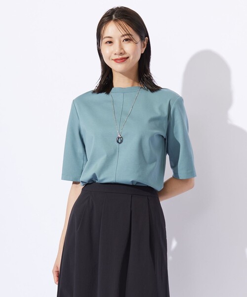 tシャツ TCポンチ モックネック カットソー レディース J.PRESS tシャツ TCポンチ モックネック カットソー レディース