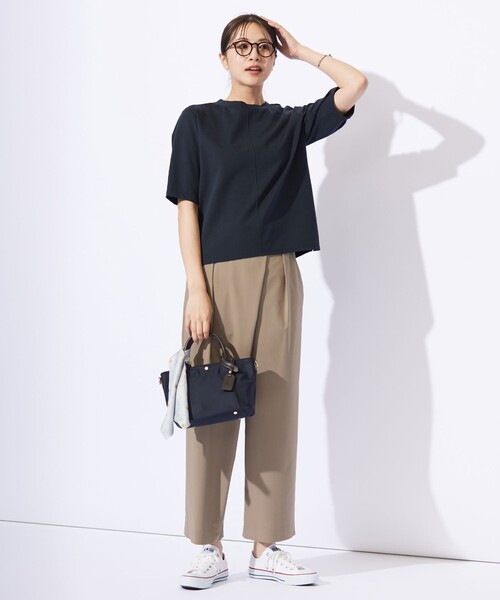 tシャツ TCポンチ モックネック カットソー レディース J.PRESS tシャツ TCポンチ モックネック カットソー レディース