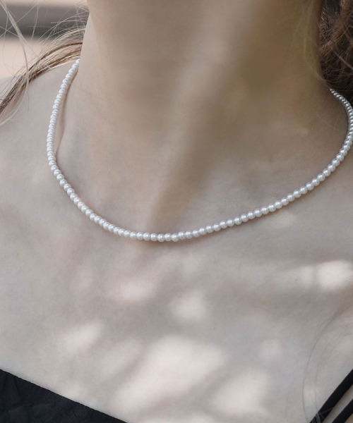 Justine Clenquet 重ね付け レイヤード ネックレス パール Reurie' ネックレス レイヤードパール&チェーンネックレス