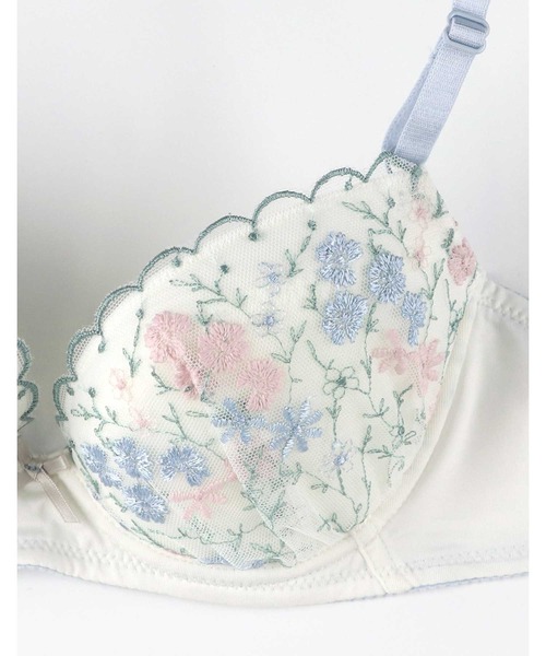 une nana cool ブラジャー Botanical eden 3/4カップブラジャー