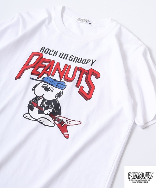 PEANUTS tシャツ 半袖ロックTシャツ メンズ レディース