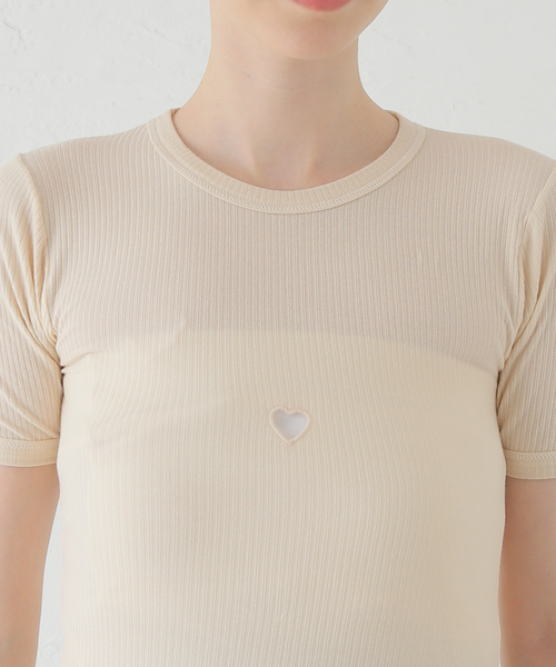 BASERANGE tシャツ 「BASERANGE/ベースレンジ」HEART SHORT