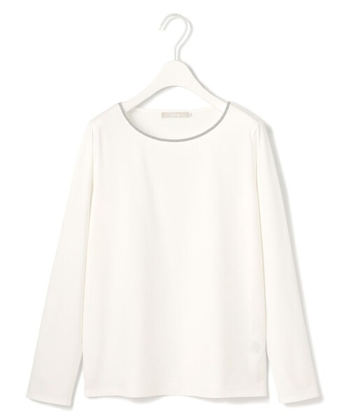 tシャツ 「洗える」 コンパクトモクロディ プルオーバー「アビガイルテープ」 レディース