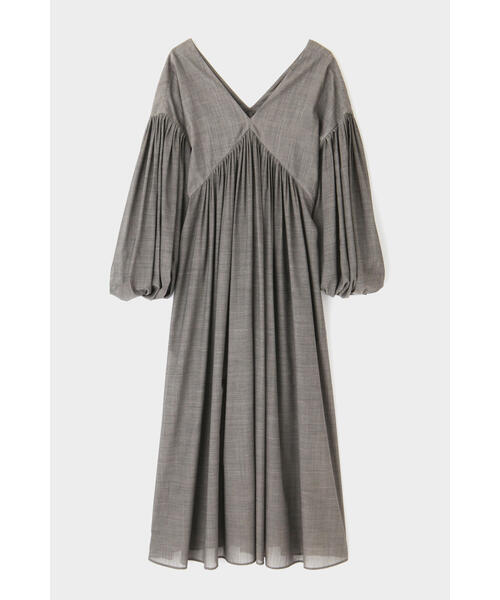 LE PHIL ルフィル　ライトリバー　ワンピース　ジャンパードレス　ベージュ LE PHIL（ル フィル） ワンピース シアーウールローンボリュームロング