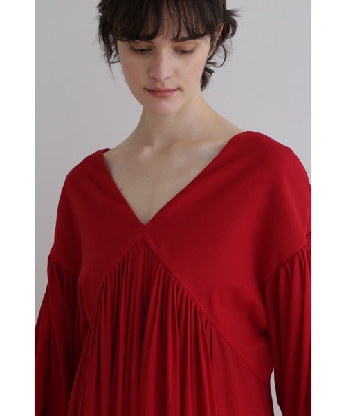 LE PHIL（ル フィル） ワンピース シアーウールローンボリュームロング