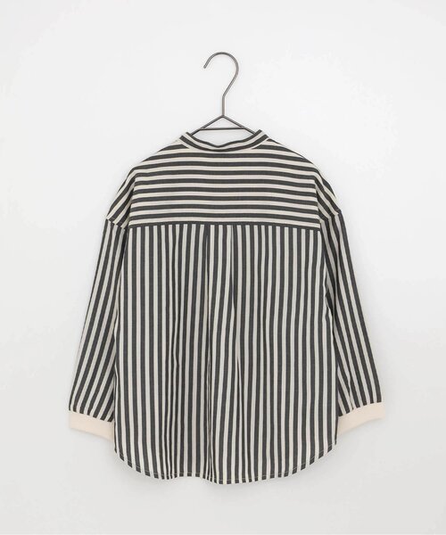 ブラウス シャツ 「フォーマル対応/ジュニア対応」蝶ネクタイ付きバンドカラーシャツ キッズ 子供服 男の子 女の子 | p.premier | 18