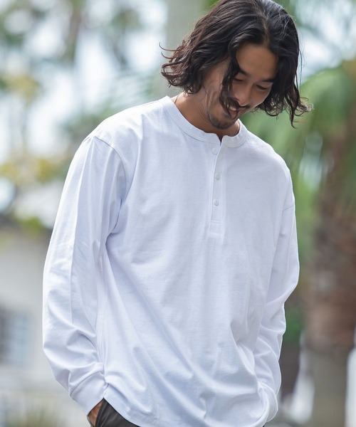 JEMORGAN（ジェーイーモーガン） ヘンリーネック tシャツ 「JEMORGAN