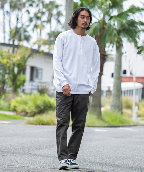 JEMORGAN（ジェーイーモーガン） ヘンリーネック tシャツ 「JEMORGAN