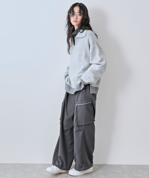 引越し叩き売り！ジュン&ロペ　ニット生地モックネック 引越し叩き売り！ジュン&ロペ ニット生地モックネック 引越し叩き売り