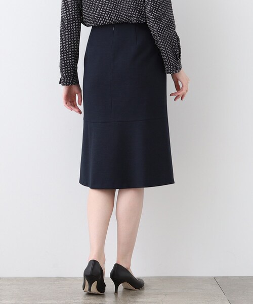 INDIVI スカート 春SALE！「洗える」ストレッチツィ―ド