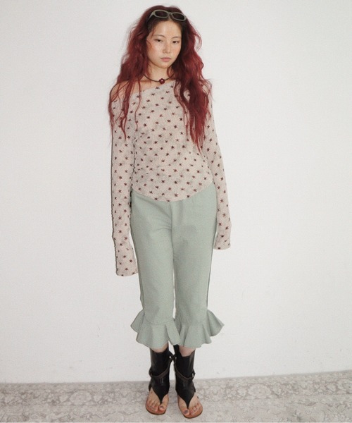 musubore（ムスボレ） チョーカー 「 select 」red flower bees choker