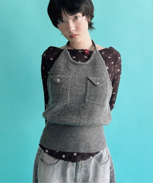musubore（ムスボレ） チョーカー 「 select 」red flower bees choker