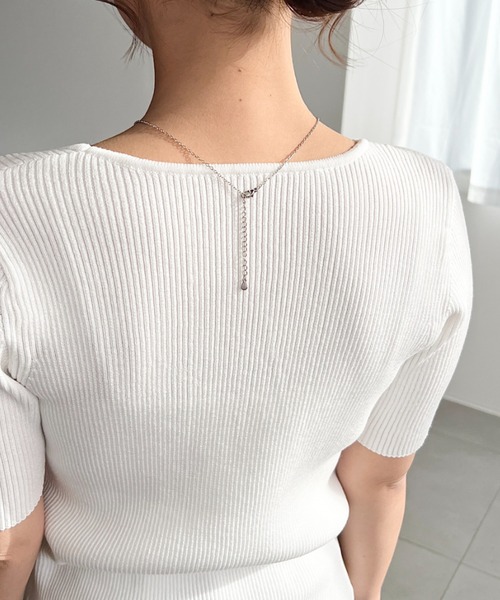 [美品]アシンメトリー　サマーセーター Enewd nina ニット セーター アシンメトリー サマー ニット ボーダー