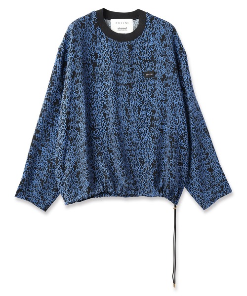 CULLNI × SHAREEF ロゴ刺繍Tシャツ 黒 サイズ2 NCロゴ刺繍 Tシャツ | NO COFFEE