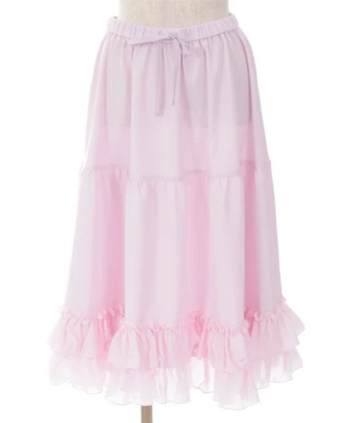 axes femme kawaii ミディフリルペチスカート : ZOZOTOWN Yahoo