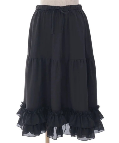 axes femme kawaiiミディフリルペチスカート（サックス） axes femme kawaii ミディフリルペチスカート : ZOZOTOWN Yahoo