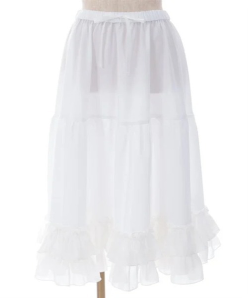 axes femme kawaiiミディフリルペチスカート（サックス） axes femme kawaii ミディフリルペチスカート : ZOZOTOWN Yahoo