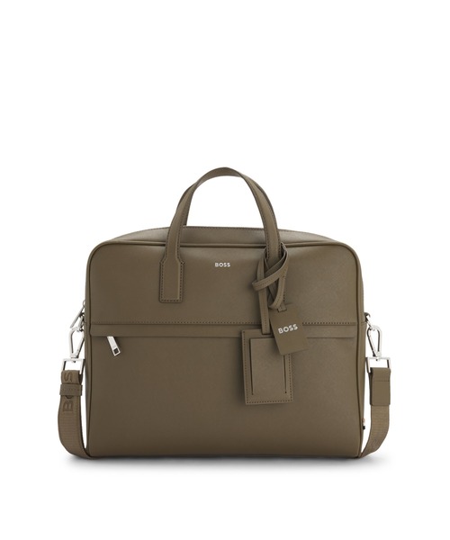 新品 未使用 BOSS ベージュ　ビジネスバッグ BOSS（HUGO BOSS） ビジネスバッグ ストラクチャード ドキュメント