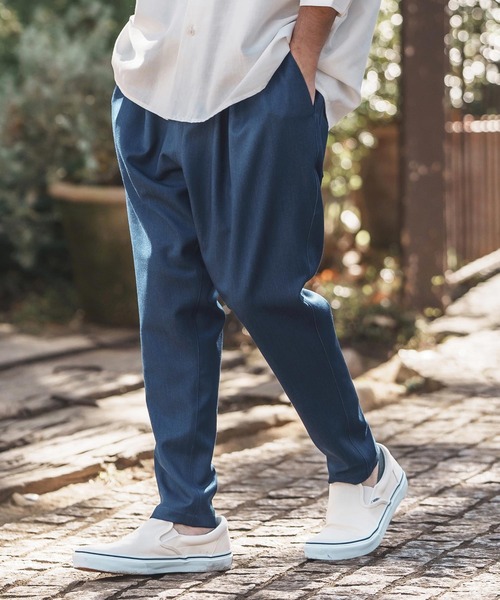 CAMBIO パンツ mp13206-Denim Like Drape Sarrouel Pants