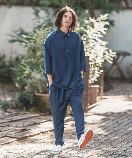 CAMBIO パンツ mp13206-Denim Like Drape Sarrouel Pants