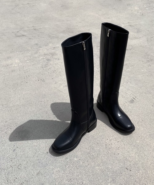 CANAL JEAN（キャナルジーン） ロングブーツ 25 ブラック レディース