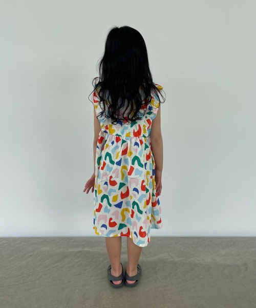 TARKER（ターカー） ワンピース 幾何学柄ワンピース キッズ 子供服