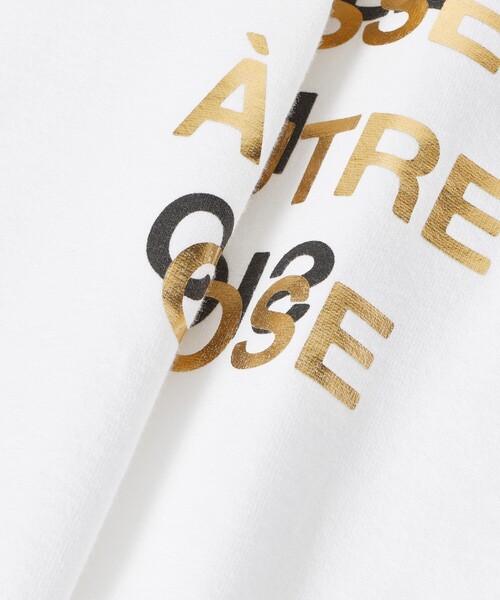 tシャツ メタリックレイヤードロゴＴシャツ レディース allureville tシャツ メタリックレイヤードロゴTシャツ