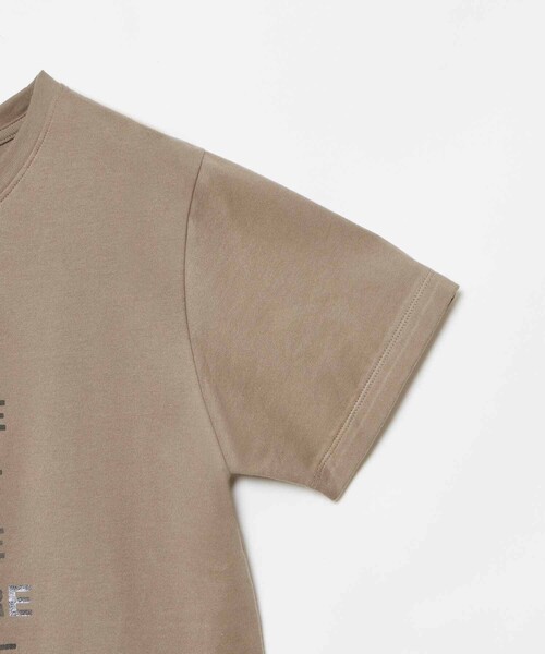 allureville tシャツ メタリックレイヤードロゴTシャツ