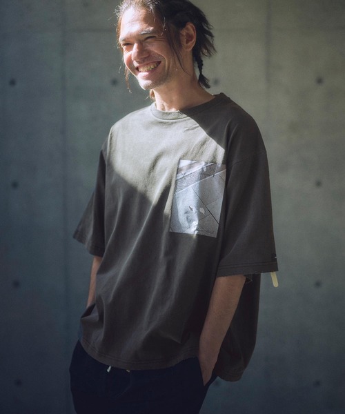 ADAM PATEK tシャツ ADAMPATEK/dropped ice short sleeve
